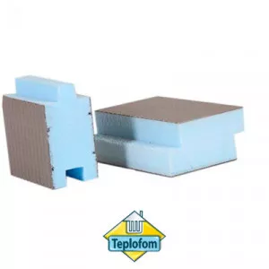 Теплоизоляционная панель Teplofom+ SP шип-паз односторонняя  (2500х600мм)